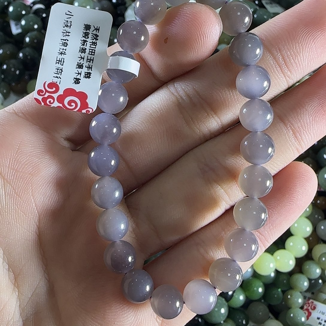和田玉手链未镶嵌17