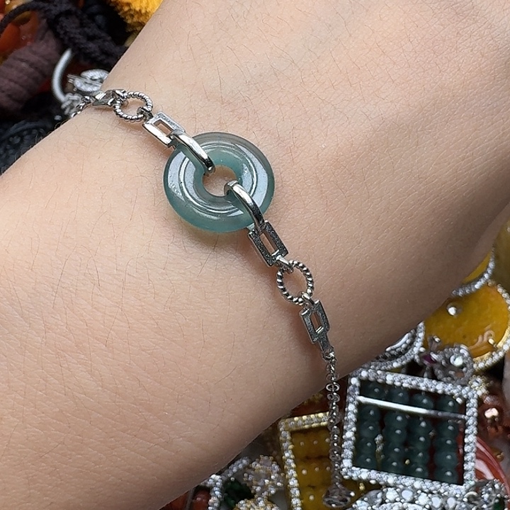 翡翠未镶嵌项链翡翠