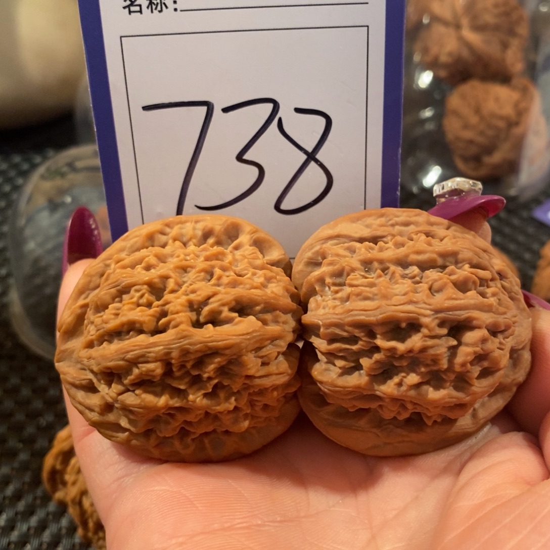 吊坠文玩核桃738核老闷全品42尺