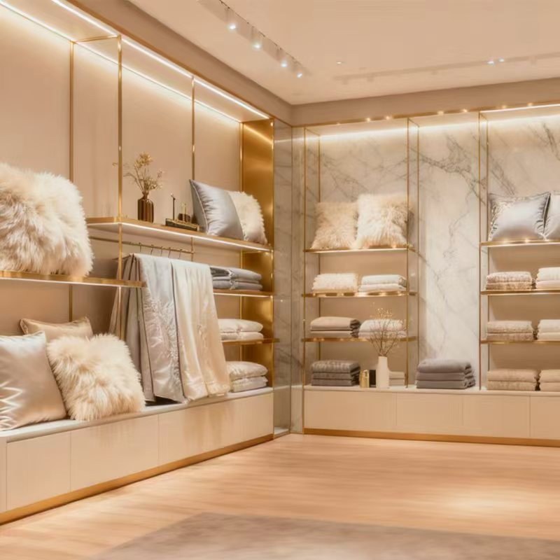 【专柜清仓】fqy高精密提花锦缎镂空双礼盒黑金四件套-鎏金云锦-咖