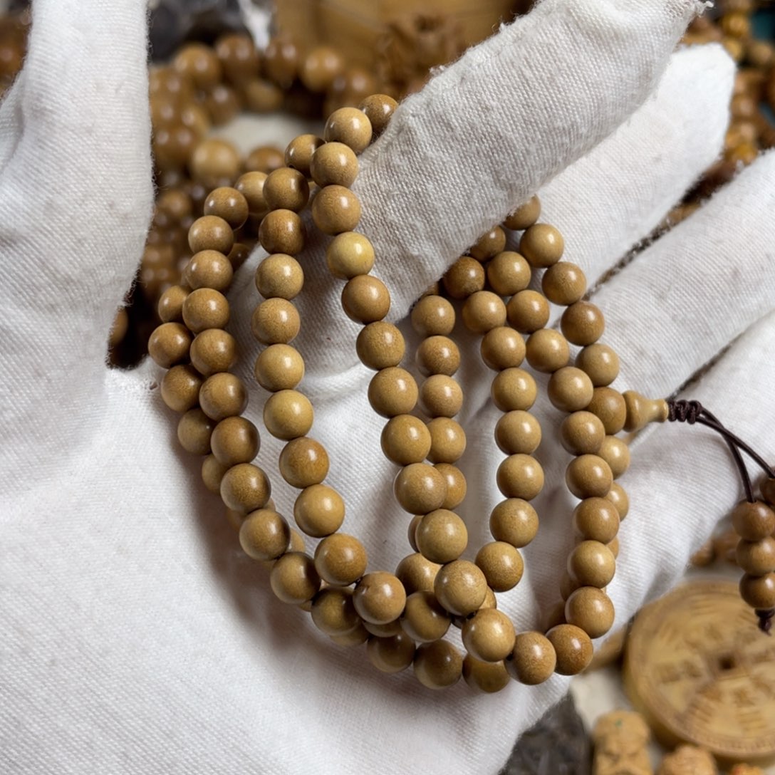 檀香木手串/手链/老山檀香108✖️0.6