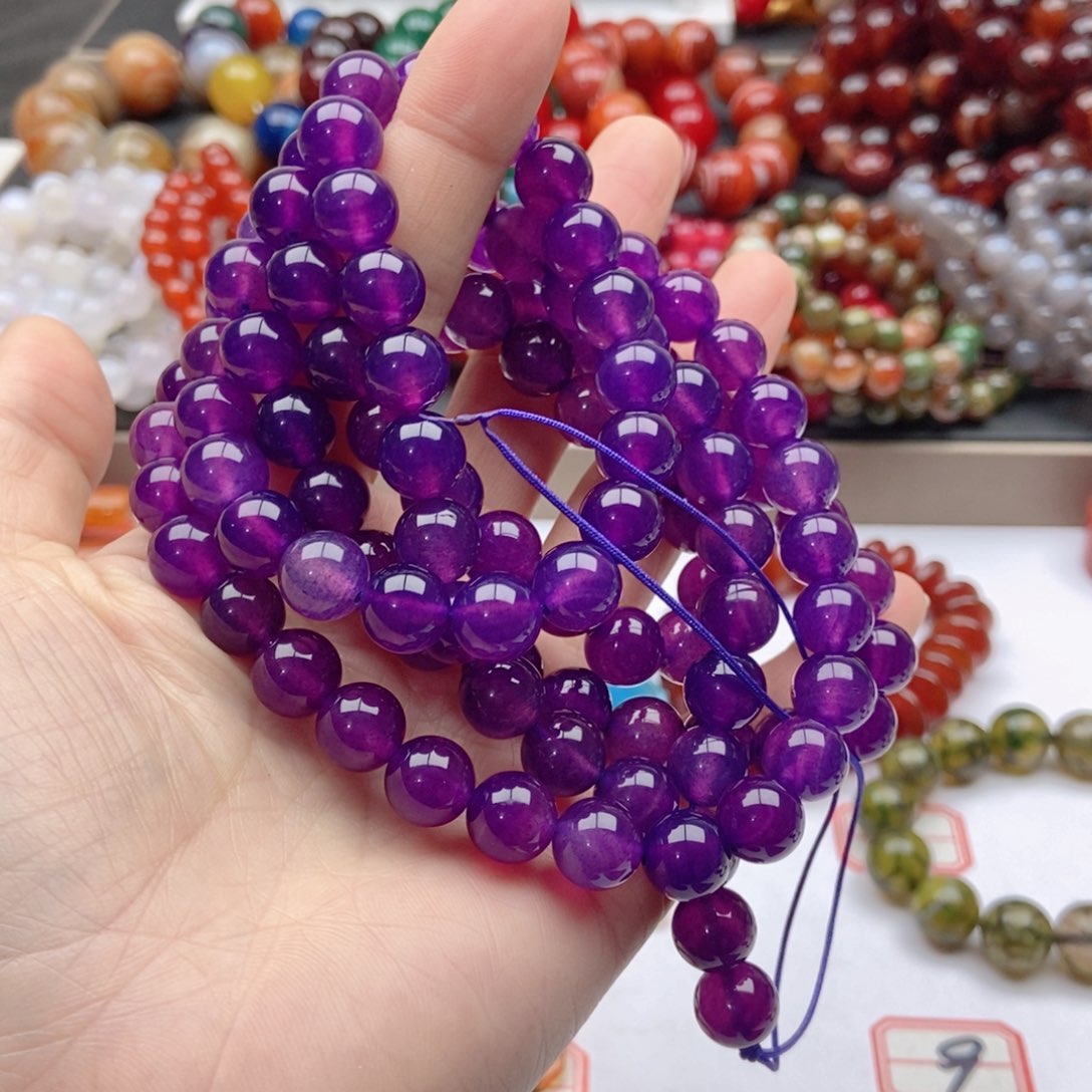 【闪购商品】玛瑙/玉髓手链未镶嵌逍****7