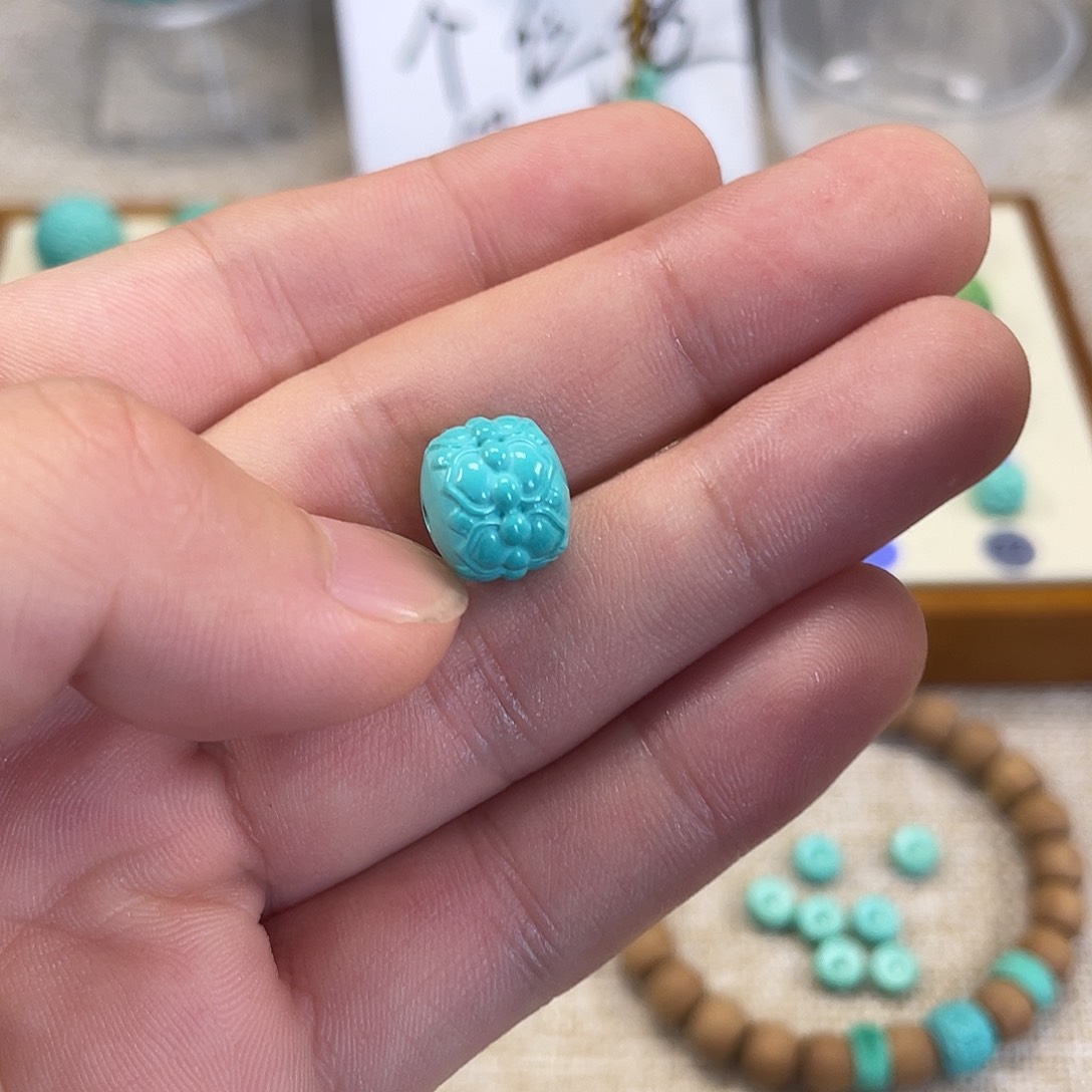 原生态湖北松配饰，直径11