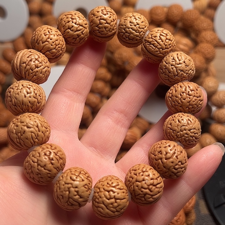 桃核吊坠桃核手串苹果园18