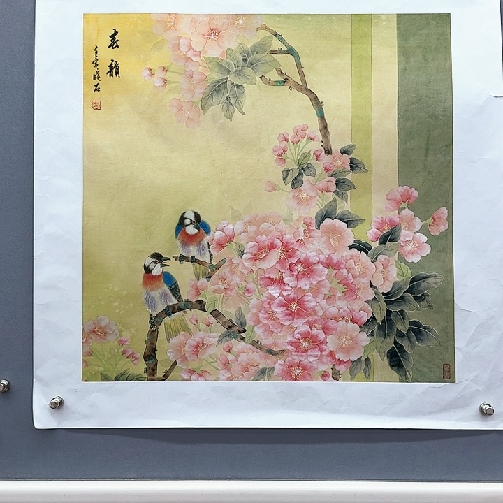 国画书法作品多次参加