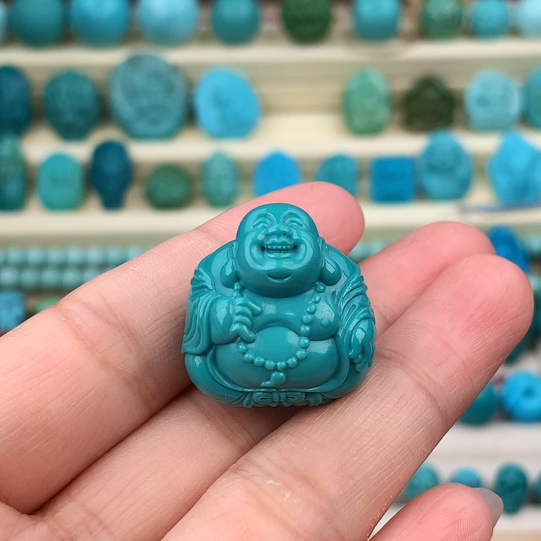 未镶嵌绿松石珠宝奇石