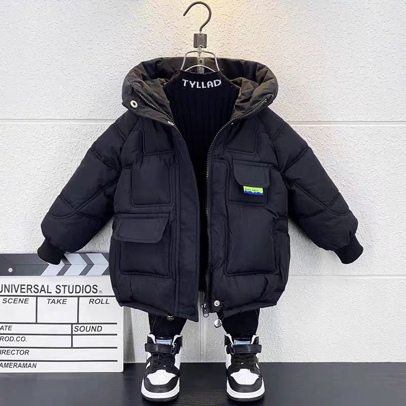 男童冬季加厚棉衣