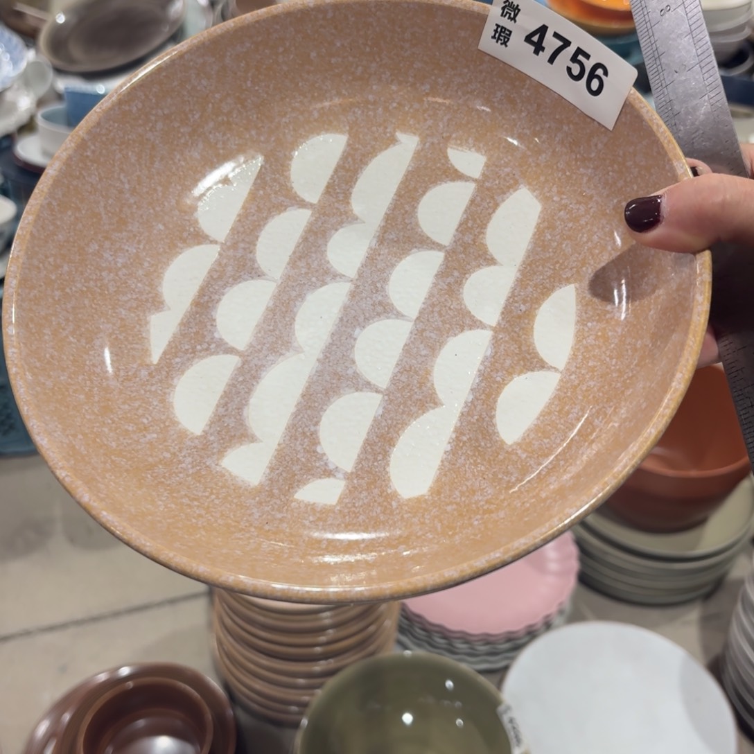陶瓷4756 微瑕陶瓷餐具1个