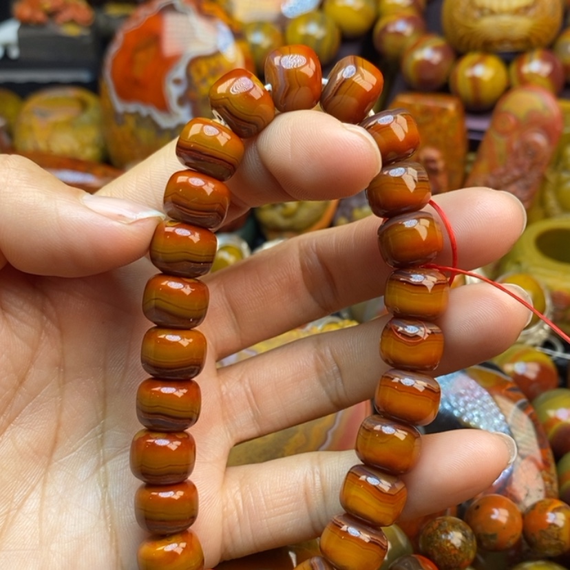 【闪购商品】玛瑙/玉髓手链未镶嵌学*