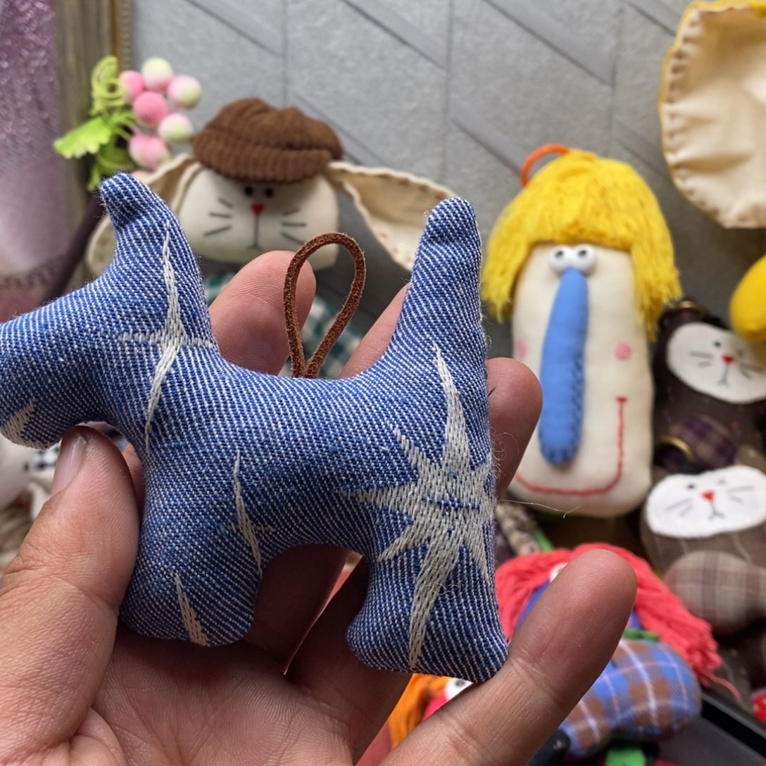 棉亚麻小马挂件的