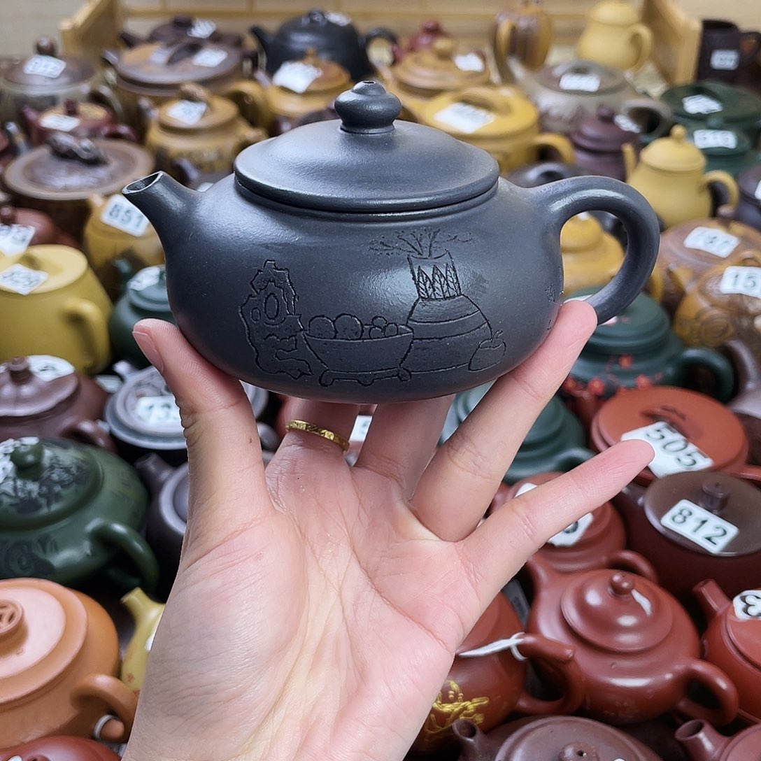 茶壶紫砂紫砂微瑕