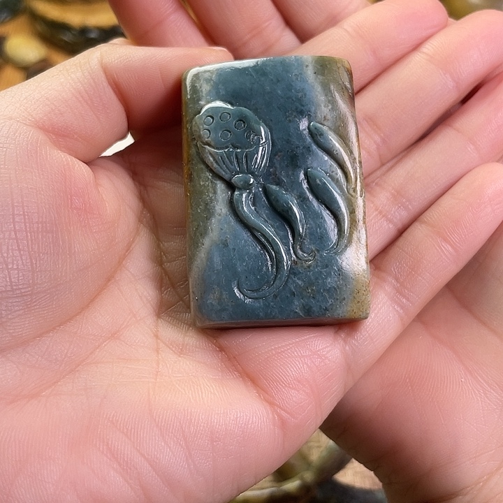 想***界岫岩河磨玉（透闪石质玉）未镶嵌颈饰