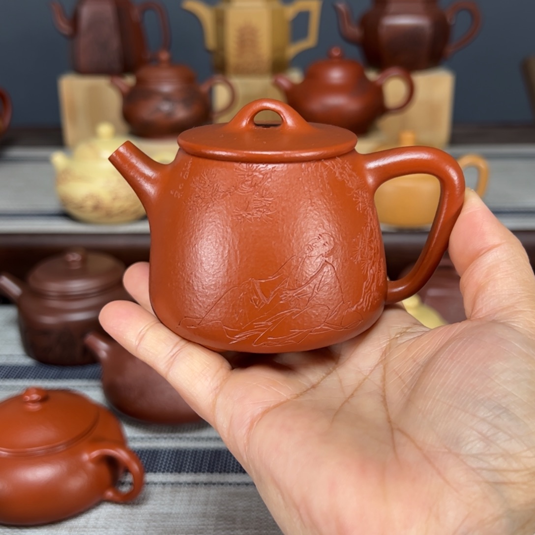 茶壶紫砂捣*鬼高石瓢全手工150毫升