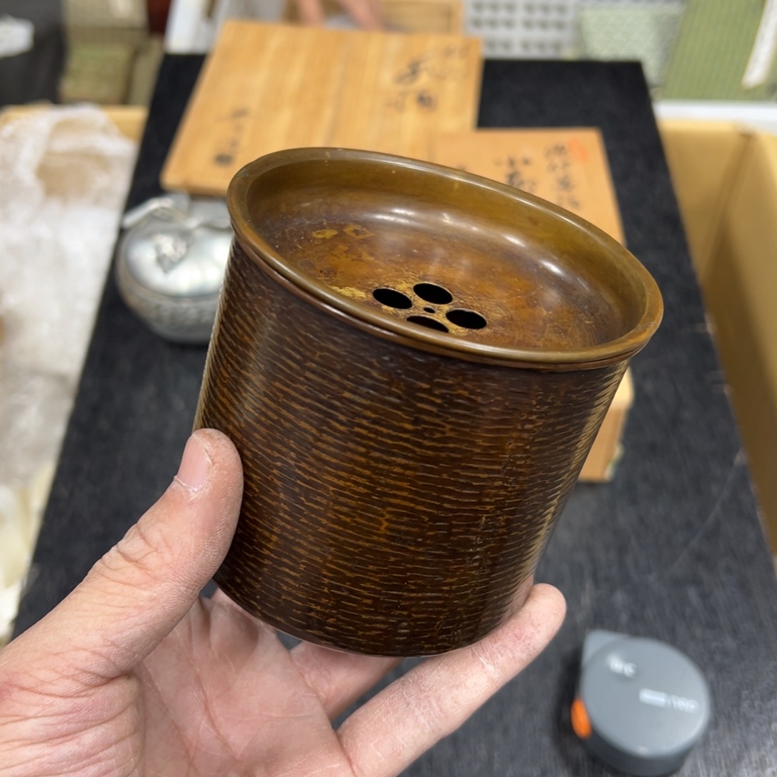 铜日本中古工艺品摆件
