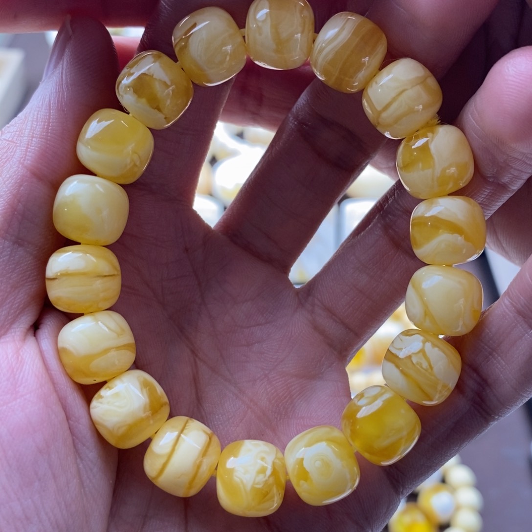 琥珀裸石未镶嵌蜜蜡吊坠项链腰链