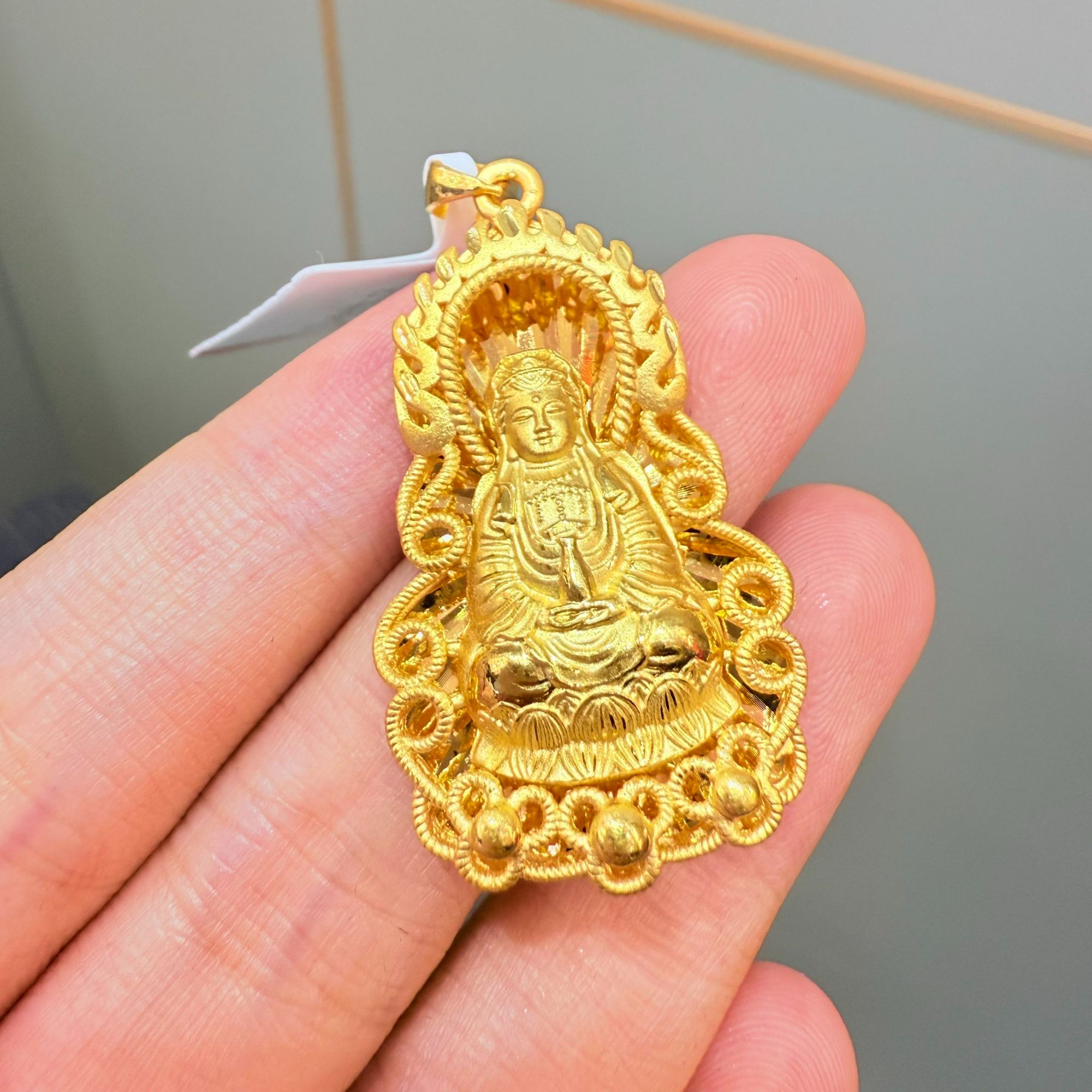 【莹莹专享】足金999 观音 GP 4.64 添金纳福
