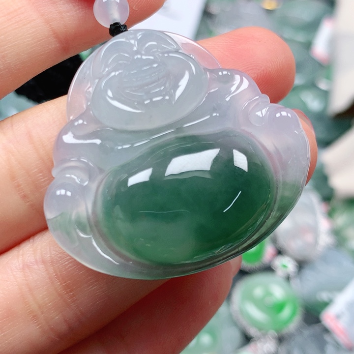 翡翠颈饰未镶嵌天然翡翠