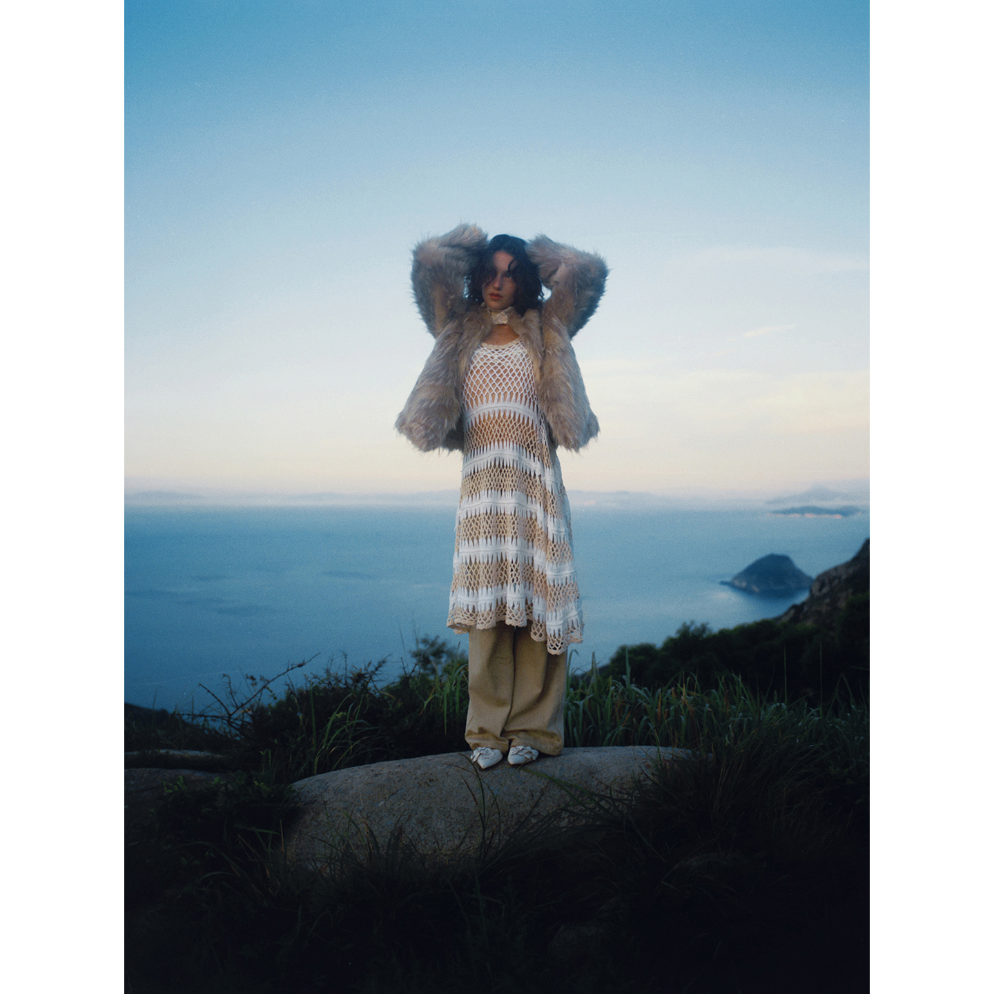 CARIEDO自由百搭 1oo全棉斜纹肌理宽松阔腿裤 2色