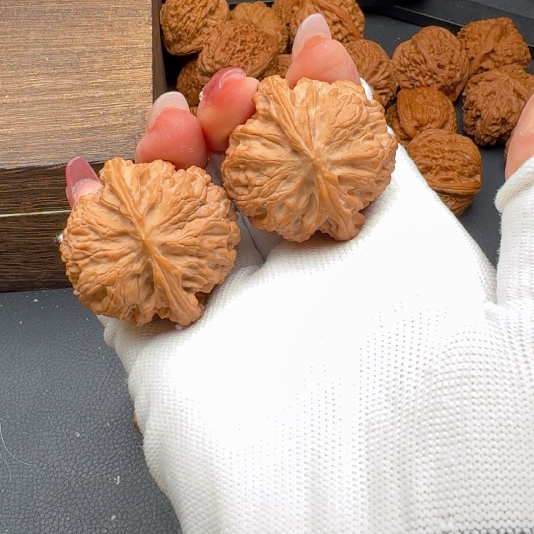 文玩核桃把件40苹果