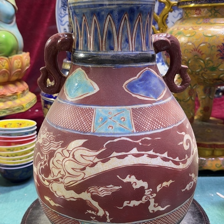 盖碗摆件摆件瓷器摆件