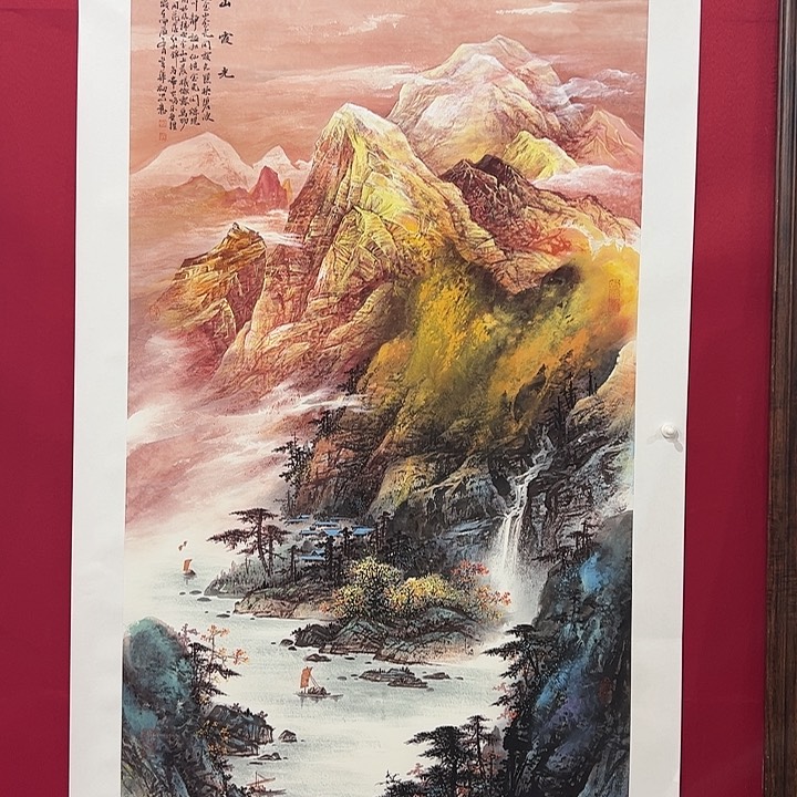 国画二**月韦华初四尺整张山水