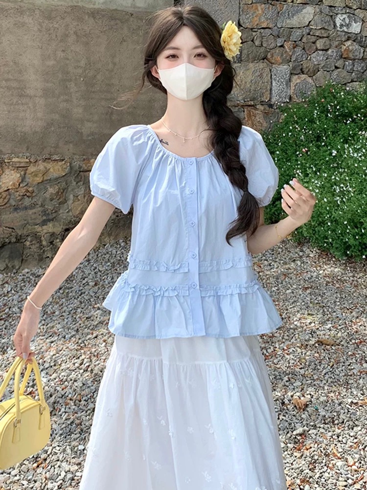 随机棉上衣一件