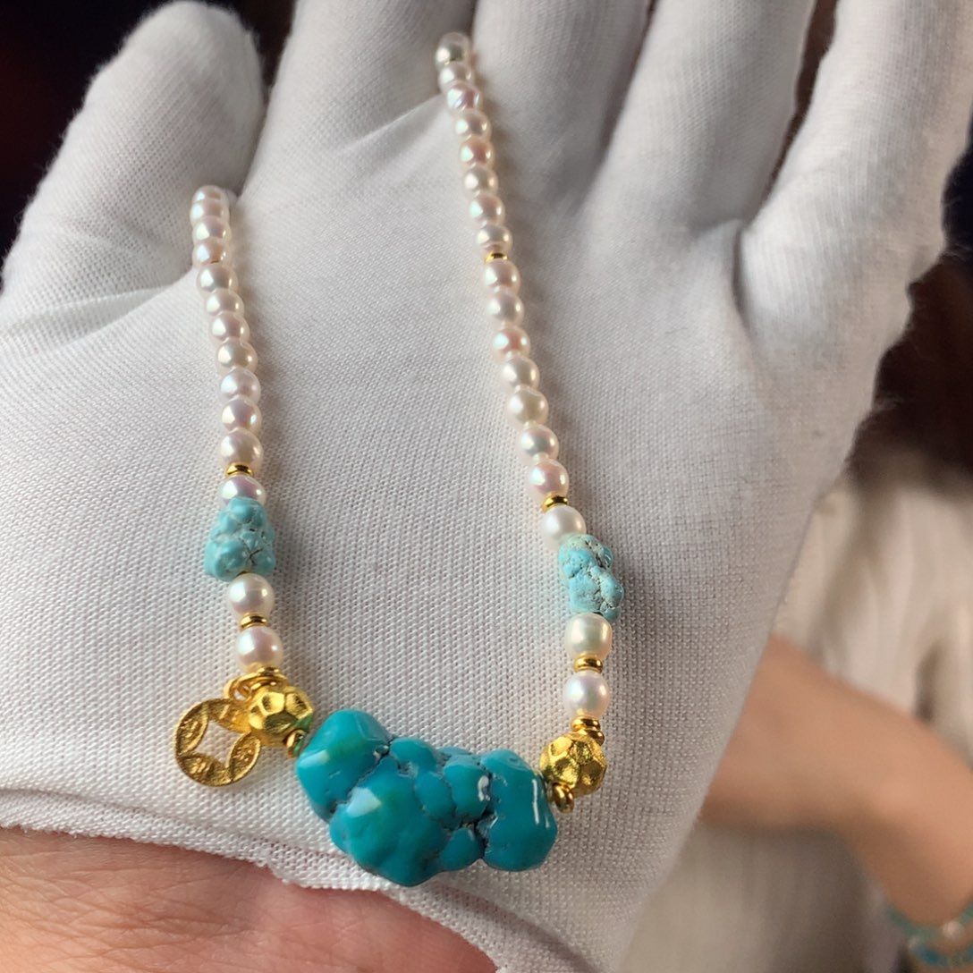 绿松石珠宝奇石未镶嵌