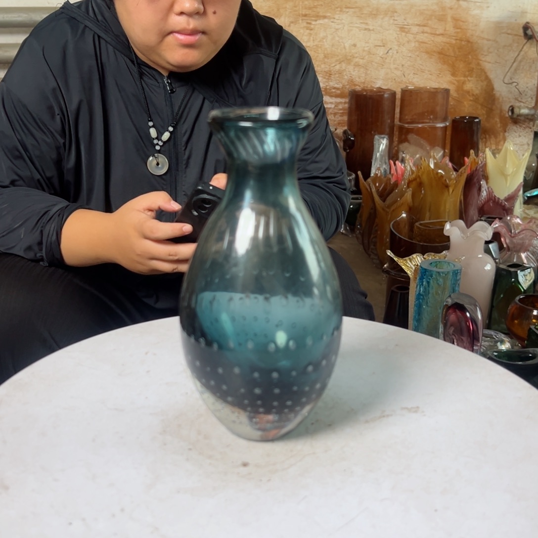 蓝灰气泡高度21琉璃微瑕