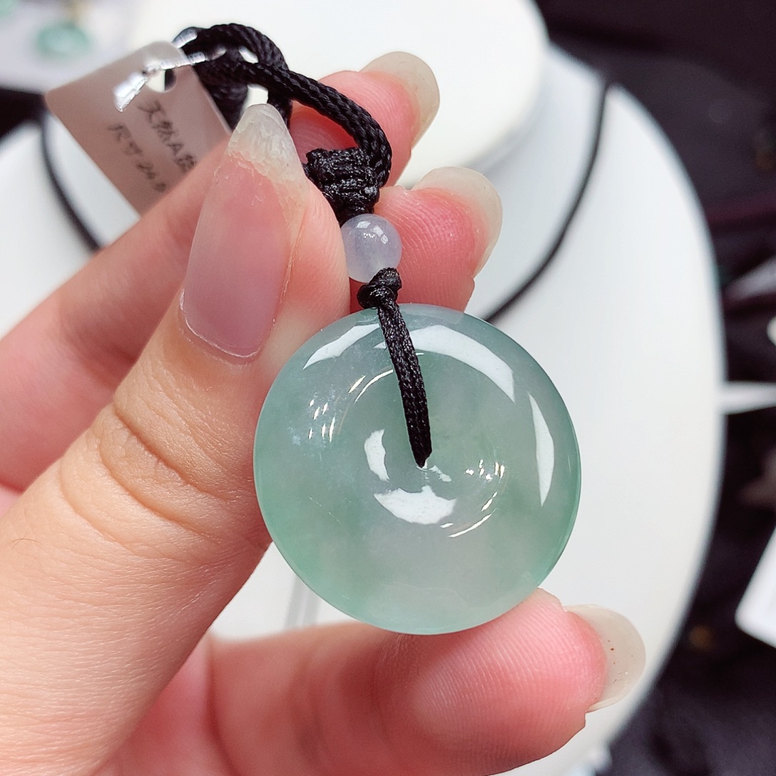 翡翠未镶嵌颈饰翡翠24，24.5/6.2