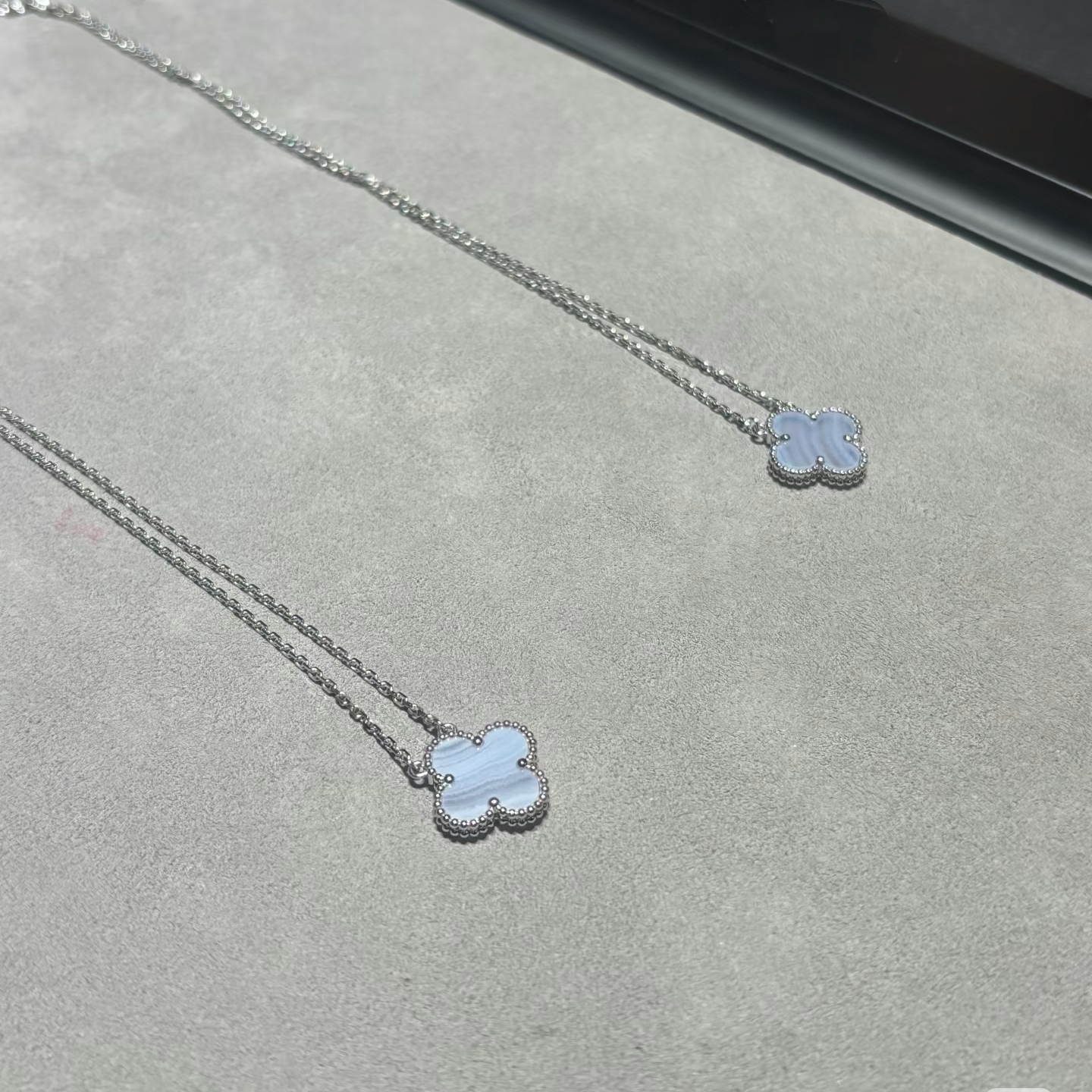 合金项链 2439【清冷贵气紫单花】清冷千金显白提气色单花项链