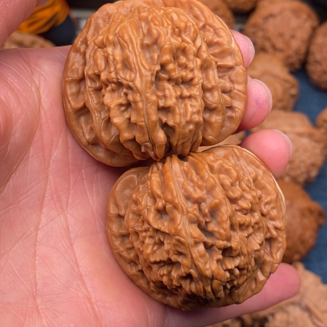 文玩核桃把件44全品平谷楼