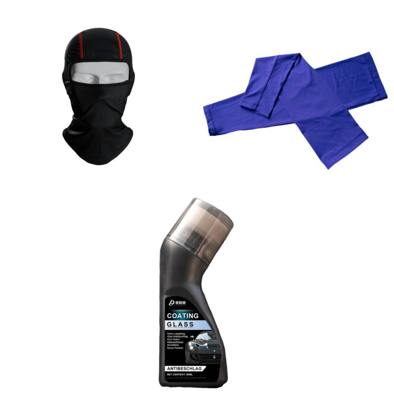 牛摩王丨头套+冰袖+防雾剂夏日套装组合舒适透气骑行