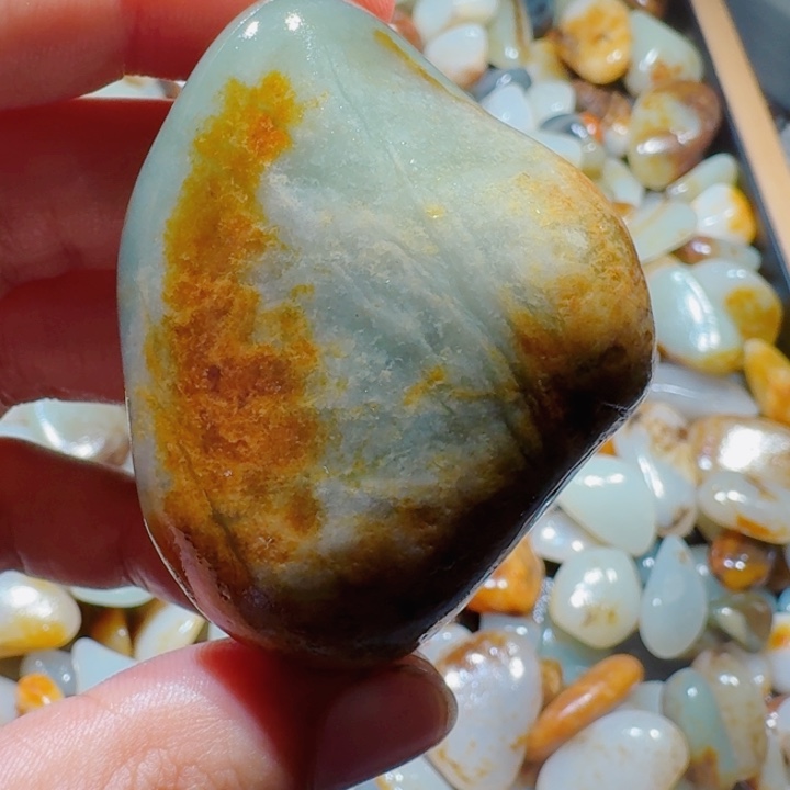 和田玉（糖玉）未镶嵌颈饰87克