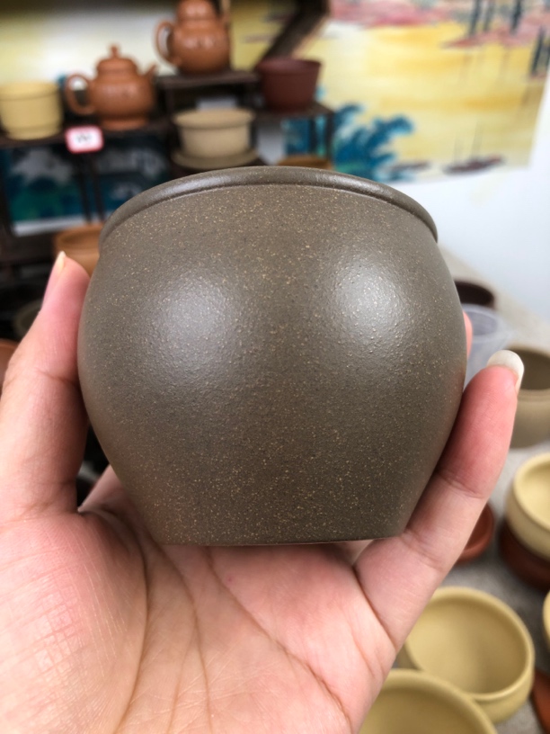 紫砂纯原矿 青段 30目 200毫升 风水缸杯