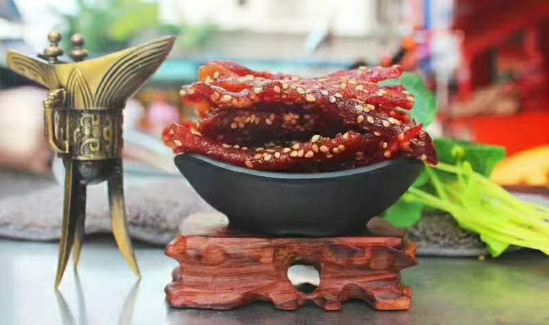 100g广西环江明伦香猪香脆肉条