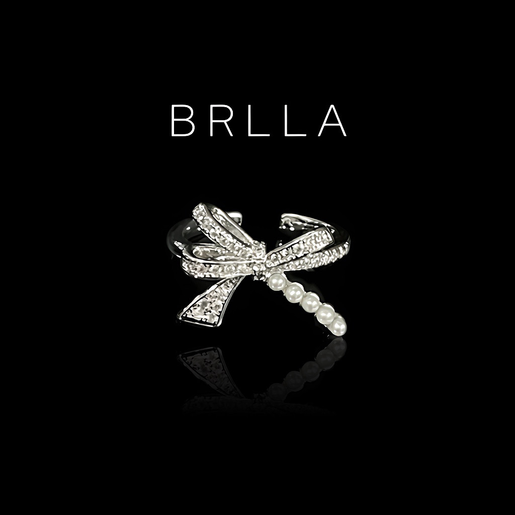 合金戒指 【蝴蝶扣】开口可调节时尚小众甜美GP657