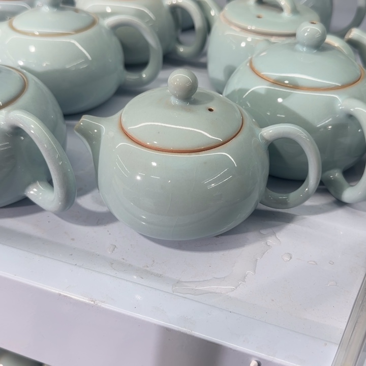 动***簧微瑕天青开片支钉