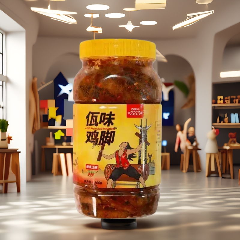 【顺丰空运】全国90%地区48小时送达!正品西盟山黄罐佤味鸡脚大杂烩