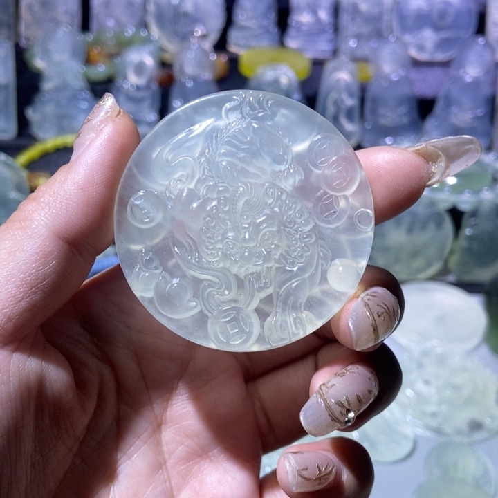 岫玉未镶嵌吊坠吊坠