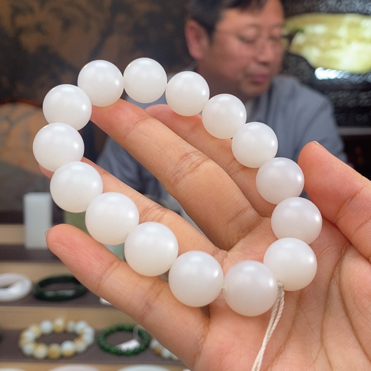 【闪购商品】和田玉手串未镶嵌