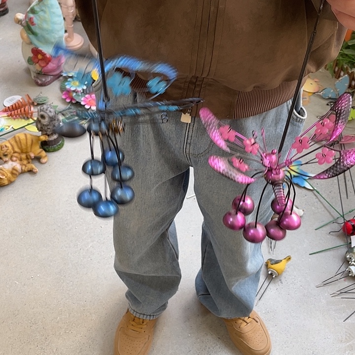 树脂样品样品样品蝴蝶蜻蜓风铃