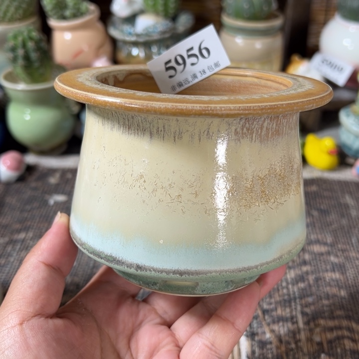 口8 手工花盆满30包邮