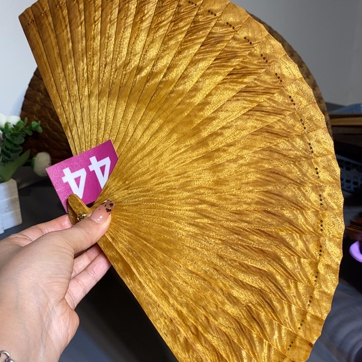 金丝楠多**择金丝楠木扇子