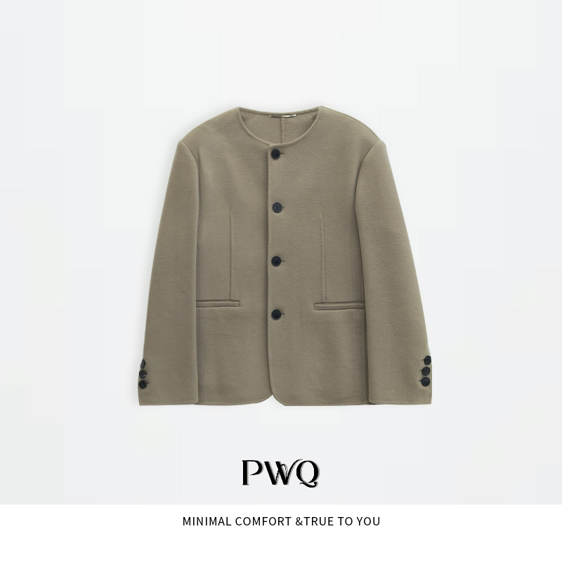 大衣100绵羊毛双面呢大衣MSLD-25123055-DD