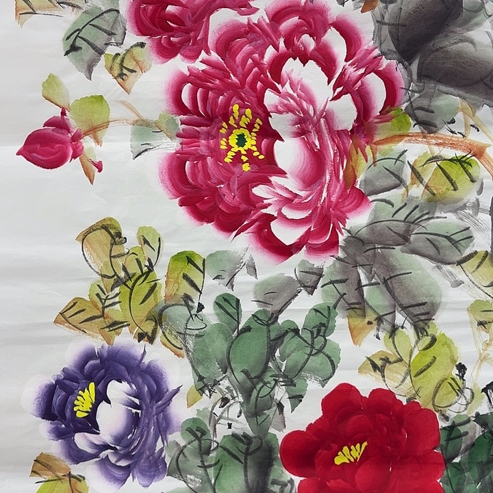 国画手绘国画作品