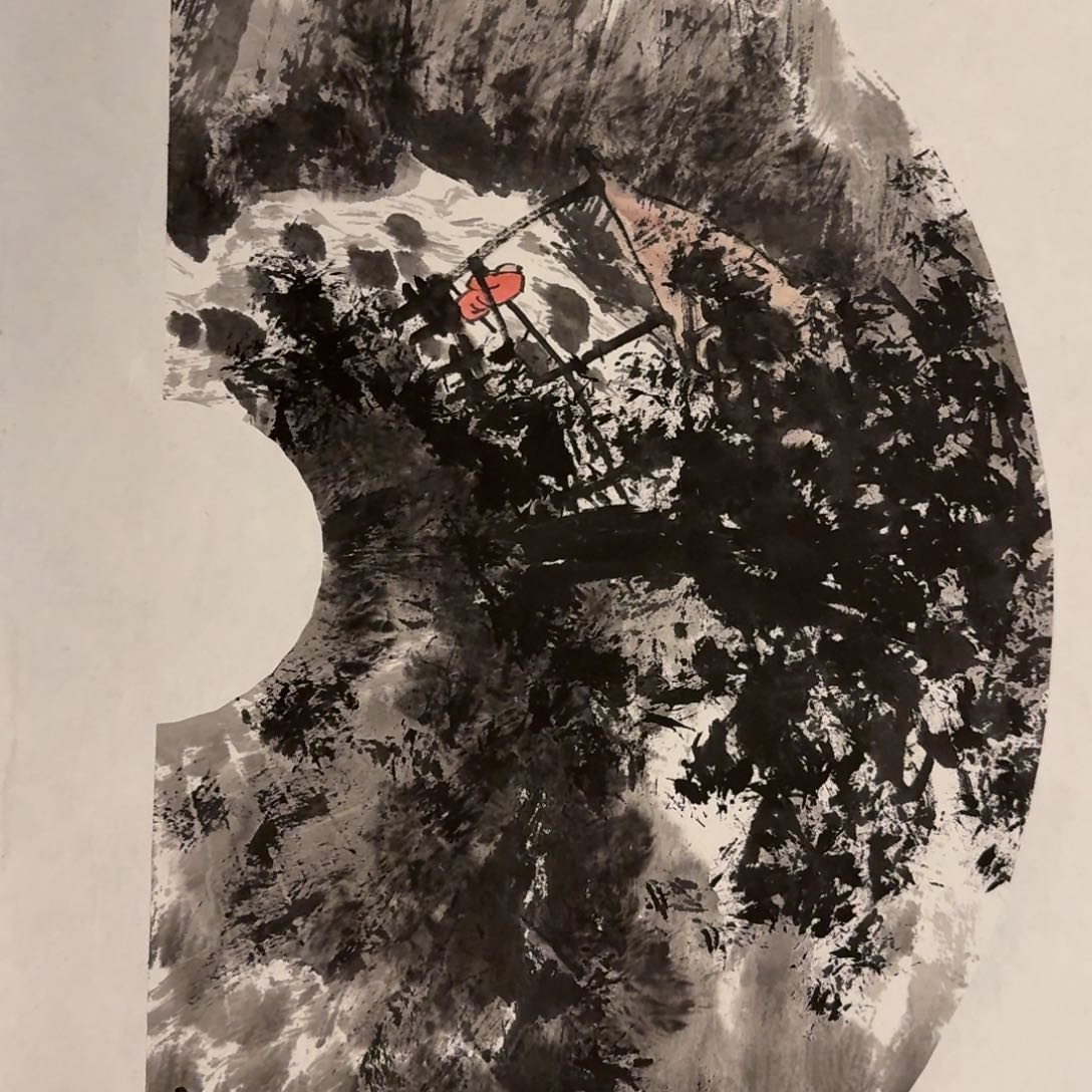 国画雷公老师作品画作