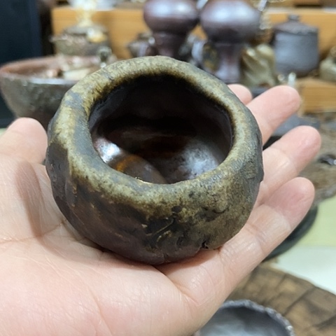 杯T*M小杯 柴烧裸烧手作品