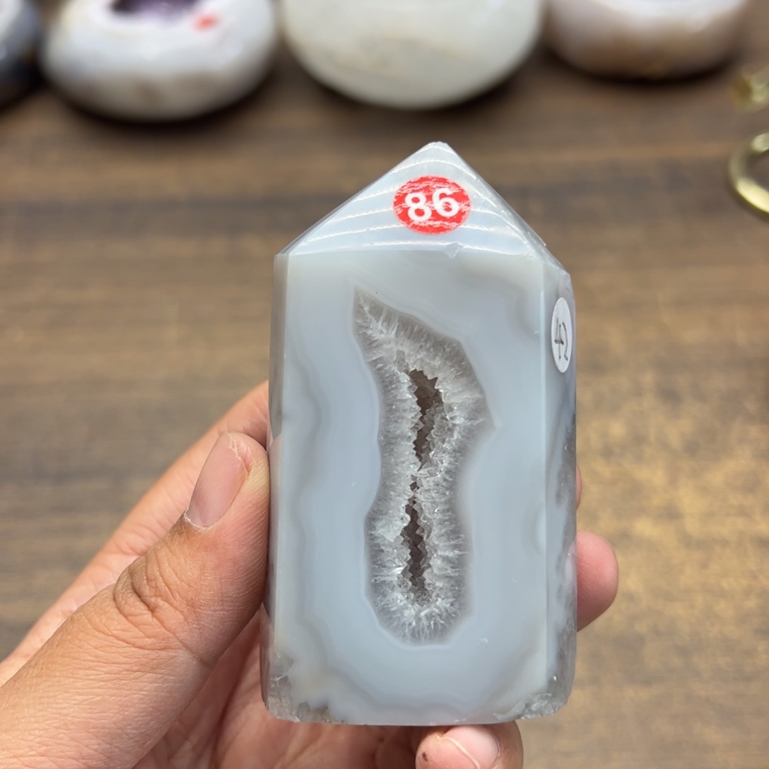 水晶水晶无镶嵌未镶嵌柱子86