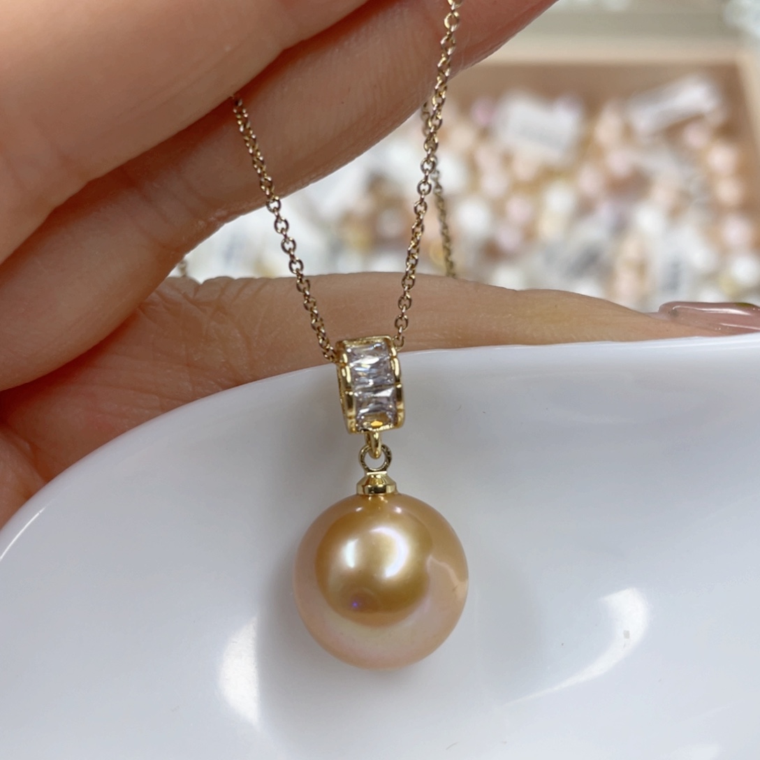 淡水珍珠未镶嵌吊坠(赠链)