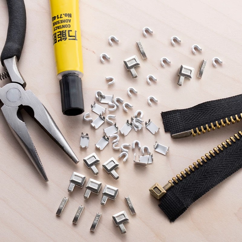 5号拉链插件U形止码树脂尼龙金属单开查件